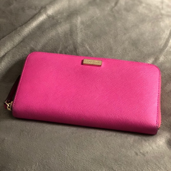 Kate Spade pink wallet - Picture 2 of 7